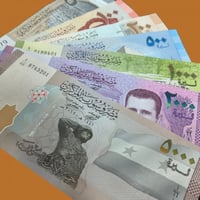 سوريا طقم (7) قطع فئة 50+100+200+500+1000+2000+500...