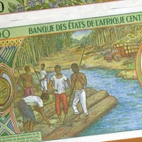 تشاد فئة 1000 فرنك وسط افريقيا أنسر