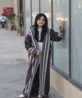 فروه شتويه للأطفال بتطريز الاسم حسب الطلب