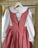 طقم مريول و قميص مدرسي ابتدائي ومتوسط بناتي