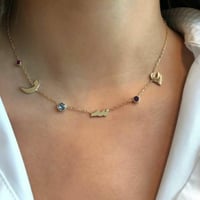 سلسال حروف مع الكرستال