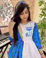 فستان شالكي بنت رمضان حسب الطلب من متجر رجاء