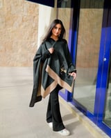 سكارف شتوي بتطريز الاسم حسب الطلب