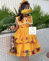 فستان بنات شالكي رمضان تصميم متجر رجاء