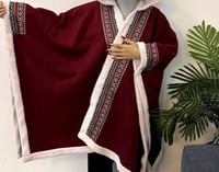 سكارف شتوي بتطريز الاسم حسب الطلب