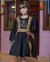 فستان بنات يوم التاسيس تطريز شعار يوم التأسيس والا...