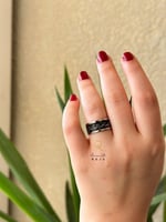 خاتم بحفر ليزر العباره حسب الطلب