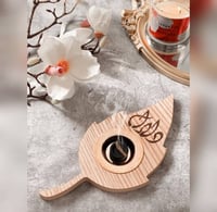 مبخره خشب تشكيله ورقه الشجر