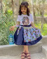 تنوره وتيشرت بنات شالكي رمضان جديد من متجر رجاء