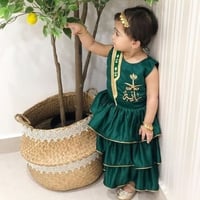 فستان بنات اليوم الوطني