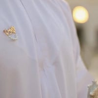 بروش الاسم و اللؤلؤ تصميم جميل