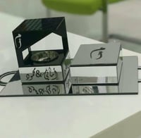 طقم مبخره خشب مع صحن وعلبه البخور مرايا