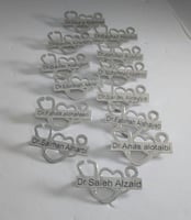 بروشات طبي مطلي فضه