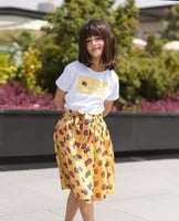 تنوره وتيشرت شالكي بناتي حسب الطلب