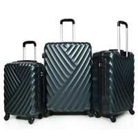 مورانو طقم شنط سفر فايبر ثلاثة قطع أخضر