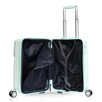 مورانو شنط سفر فايبر 20 أنش كبينة الطائرة أخضر