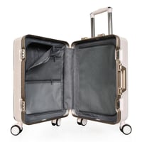 شنط سفر مصنوعة من بولي كاربونيت و الومنيوم و 20 ان...