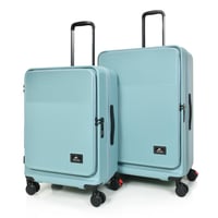 مورانو طقم شنط سفر لون روز قولد مكون من 3 حقائب أخ...