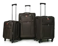 مورانو طقم شنط سفر قماش ثلاثة قطع 28.24.20 كوفي