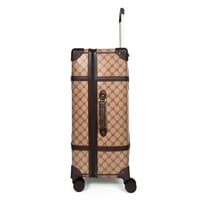 طقم شنط سفر كلاسيك جلد بلكامل مورانو اربع قطع كوفي