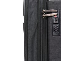 مورانو طقم شنط سفر قماش ثلاثة قطع أسود