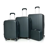 مورانو طقم شنط سفر فايبر اربع قطع اخضر