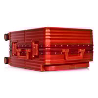 مورانو طقم شنط سفر فاخر قطعتين الامنيوم أحمر