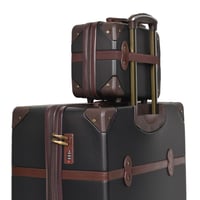 طقم شنط سفر كلاسيك مورانو من7 قطع فايبر و جلد فاخر...