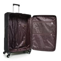 مورانو طقم شنط سفر قماش 4 قطع أسود