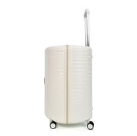 طقم شنط سفر مورانو 4 قطع بتصميم أسطواني جديد بيج