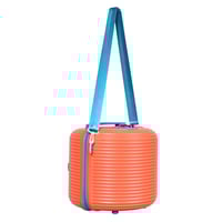 طقم شنط سفر مورانو 4 قطع بتصميم أسطواني جديد اورنج...