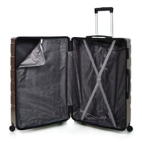 طقم شنط سفر 3 قطع من مورانو بتصميم مموج ذهبي