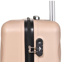 مورانو طقم شنط سفر فايبر ثلاثة قطع ذهبي