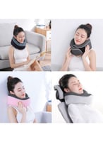 وسادة سفر للرقبة للنوم مصنوعة من الميموري فوم النق...