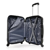 مورانو شنط سفر فايبر 20 أنش كبينة الطائرة أخضر