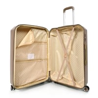 مورانو طقم شنط سفر 3 قطع فايبر مع شنطة مكياج راقي...