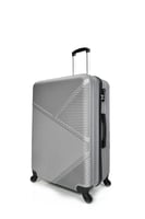 مورانو طقم شنط سفر فايبر 3 قطع مخطط سلفر