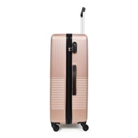 طقم شنط سفر من ويفز 3 قطع فايبر عصري روز