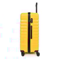 مورانو طقم شنط سفر فايبر لون أصفر قولد مكون من 3 ح...