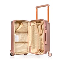 مورانو شنط سفر فايبر 20 أنش كبينة الطائرة روز