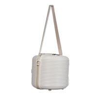 طقم شنط سفر مورانو 4 قطع بتصميم أسطواني جديد بيج