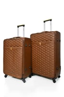 شنطة سفر جلد فاخر من مورانو مقاس 32 أنش بني محروق...