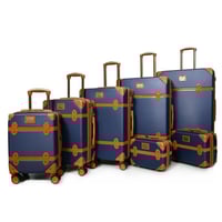 طقم شنط سفر كلاسيك مورانو من7 قطع فايبر و جلد فاخر...