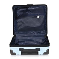 مورانو شنط سفر فايبر 18 أنش كبينة الطائرة سماوي