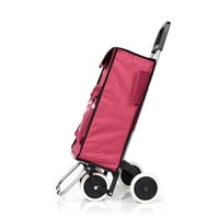 عربة تسوق مع جيب حافظ للبروده احمر 20 انش