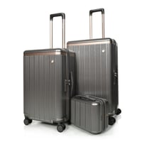 مورانو سبشل طقم شنط سفر فايبر اربع قطع رمادي