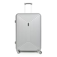 مورانو طقم شنط سفر فايبر 4 قطع سلفر