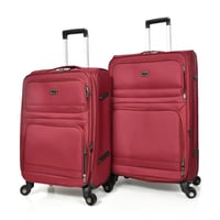 مورانو طقم شنط سفر قماش ثلاثة قطع عودي