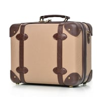 طقم شنط سفر كلاسيك جلد بلكامل مورانو اربع قطع بني...