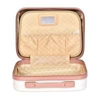 مورانو طقم شنط سفر فايبر اربع قطع ابيض كاكي